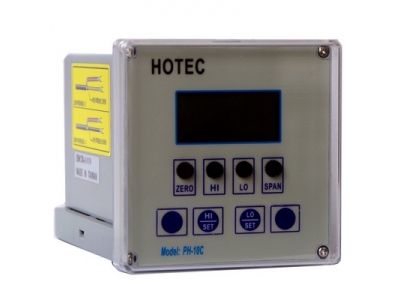 HOTEC合泰在线PH-10C酸碱检测控制器工业PH酸度计污水监测PH仪表
